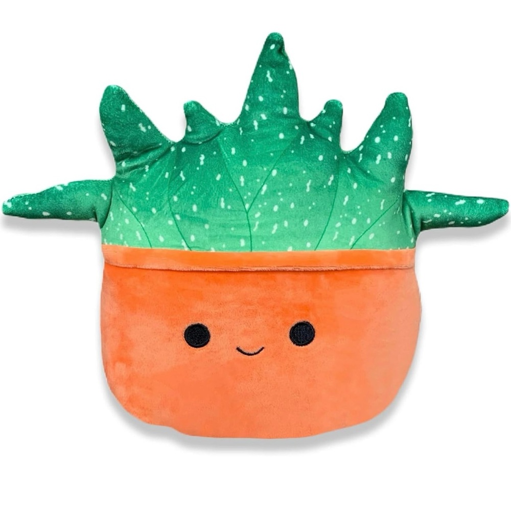 Oz the Succulent is an orange and green Squishmallow - New